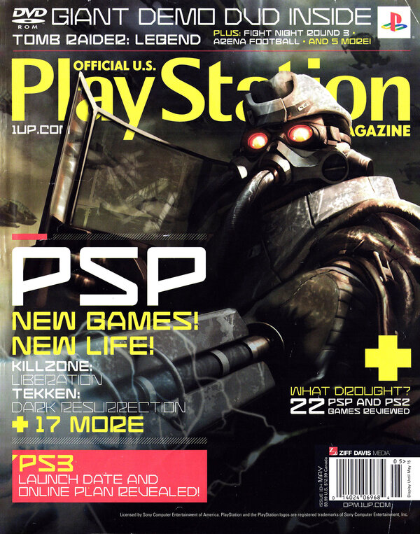 Official U.S. PlayStation Magazine Issue 104 (May 2006) cover